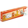 Djeco Giochi Didattici-Puzzle Sava’N’Co A Incastro - 5 Pezzi Di Legno -