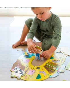 Goula Giochi Primi Mesi-Puzzle Xxl Fattoria -