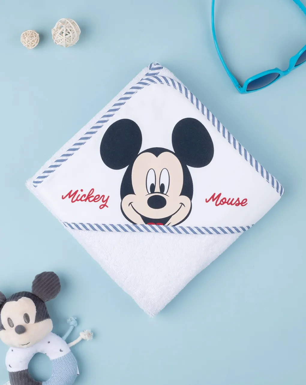 Prenatal Accappatoi Asciugamani E Costumi-Quadrato Spugna "Mickey Mouse”