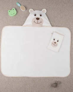 Prenatal Accappatoi Asciugamani E Costumi-Quadrato Spugna Unisex "Orso”
