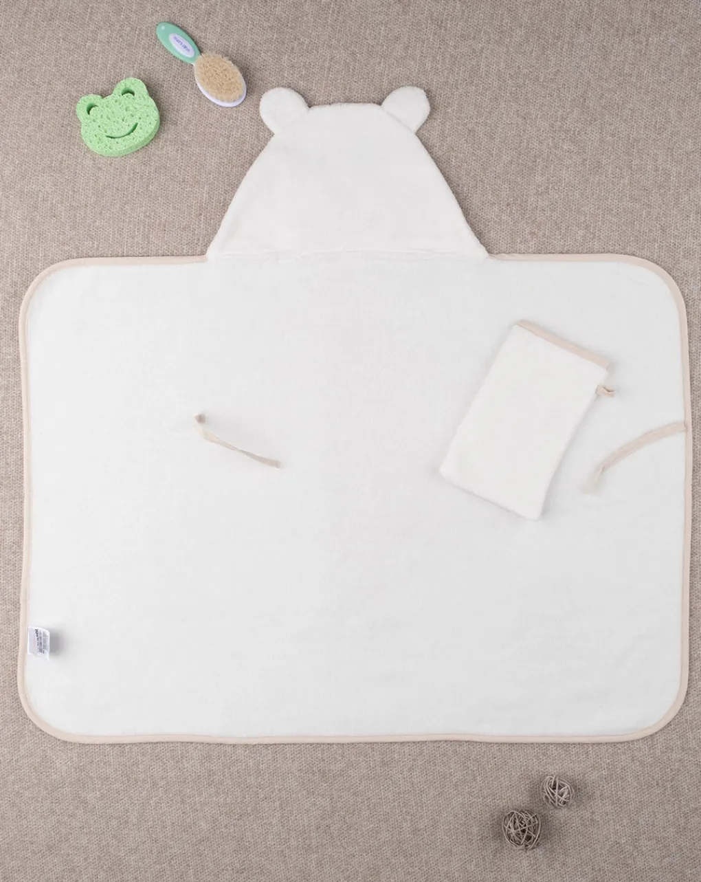 Prenatal Accappatoi Asciugamani E Costumi-Quadrato Spugna Unisex "Orso”