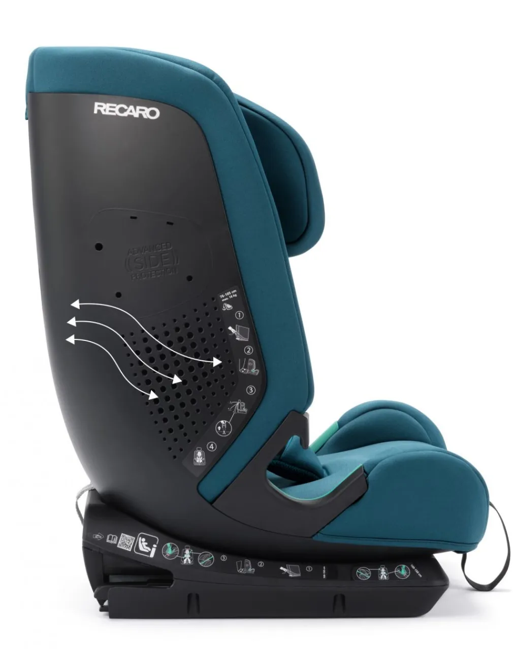 Recaro Gruppo 36 Kg-Toria Elite Prime Silent Grey
