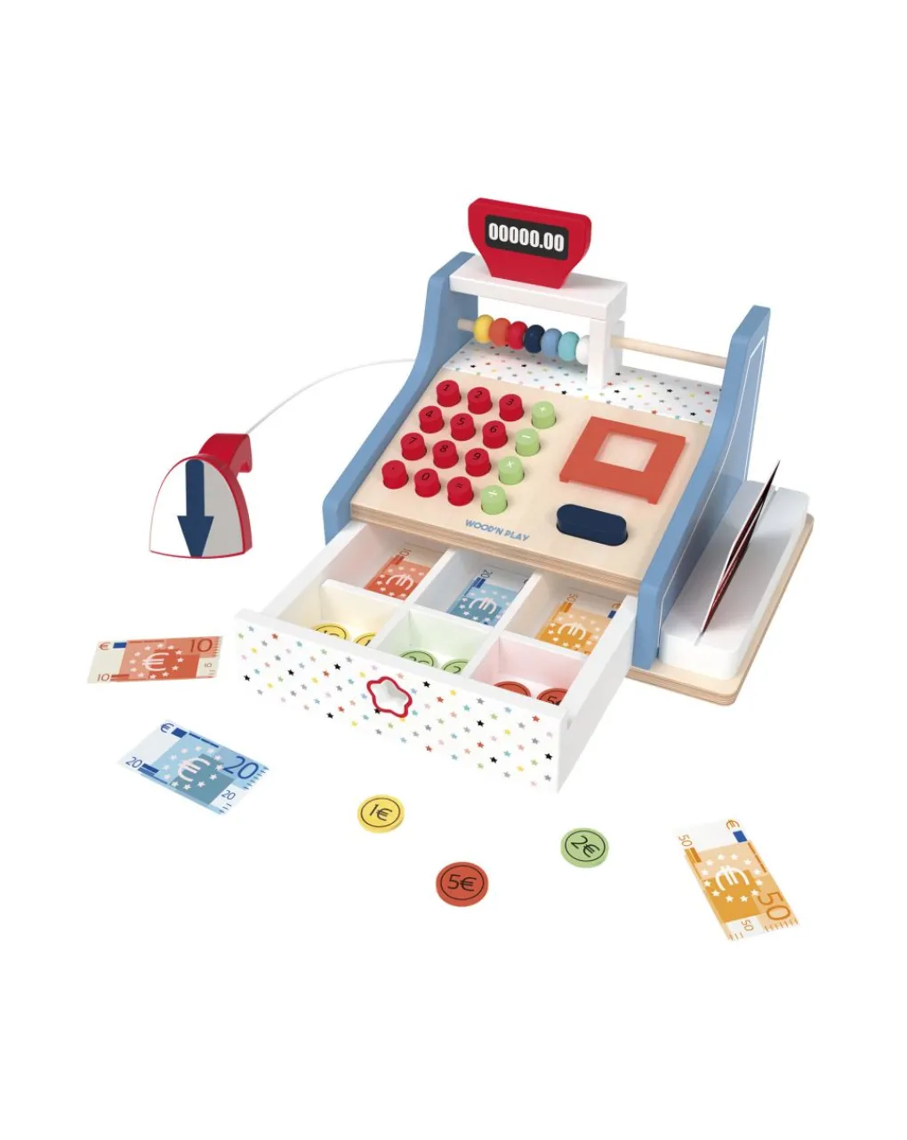 Wood'N'Play Giochi Interattivi E Prescolari-Registratore Di Cassa - Wood’N Play