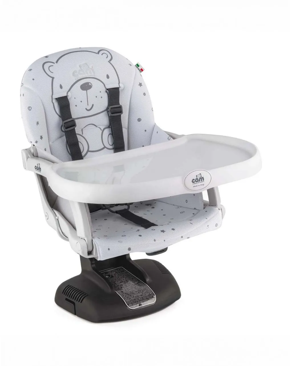 Cam Seggiolini E Alzasedia-Rialzo Da Sedia - Idea Teddy Grigio
