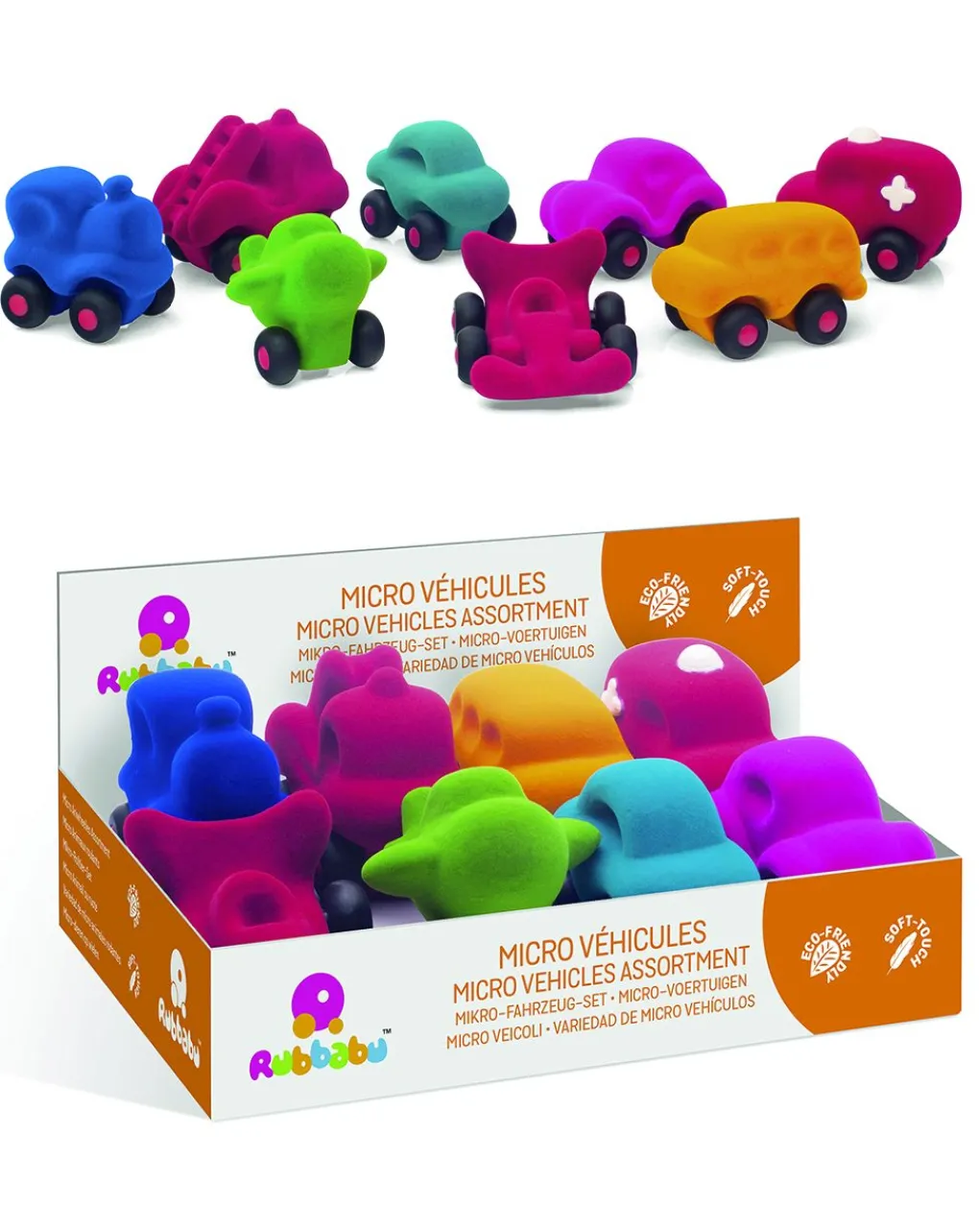 Rubbabu Giochi Primi Mesi-- Micro Vehicle