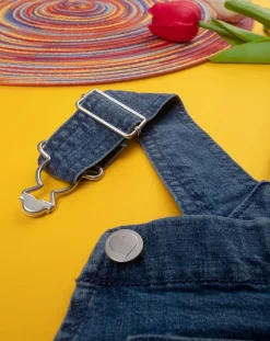 Prenatal Vestiti E Completi-Salopette Bimba Denim