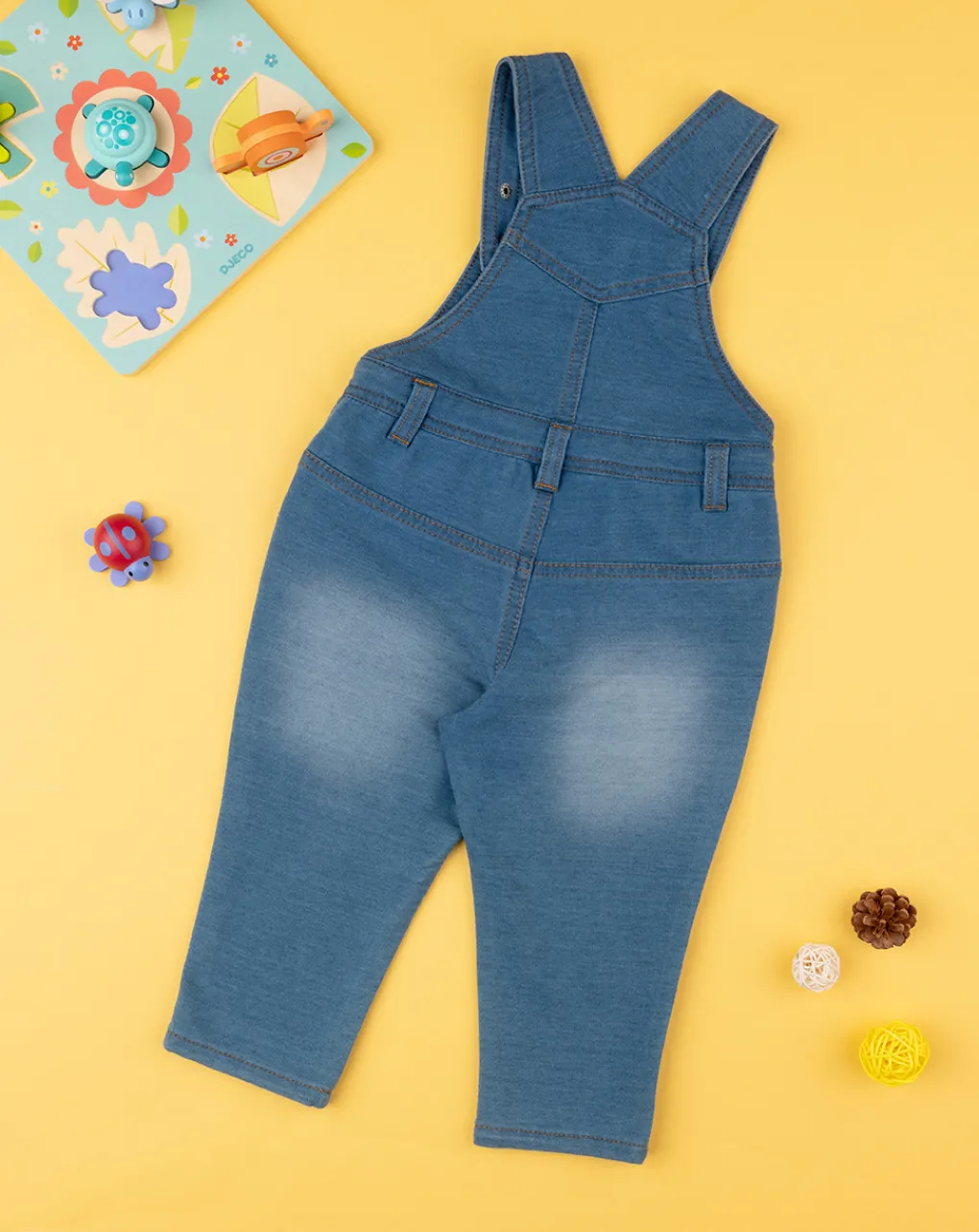 Prenatal Jeans Pantaloni E Salopette-Salopette Bimbo Fake Denim