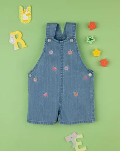 Prenatal Jeans Pantaloni E Salopette-Salopette Chambray Bimba "Fruit”