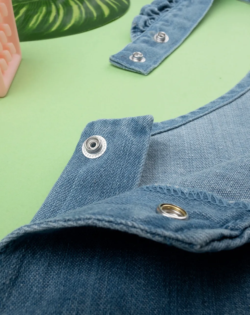 Prenatal Vestiti E Completi-Salopette Denim Bimba "Fruits”