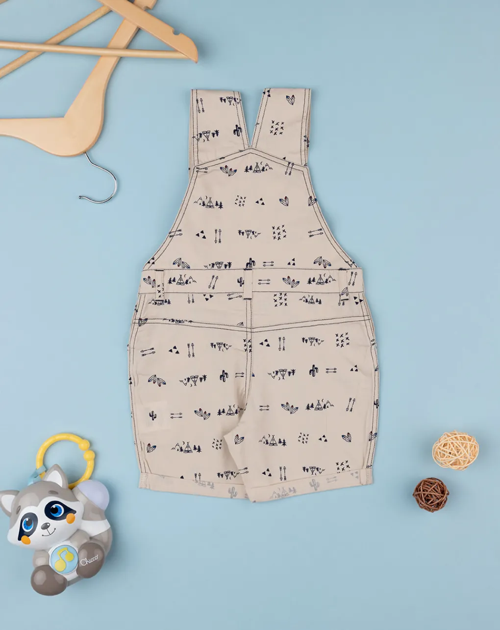 Prenatal Jeans Pantaloni E Salopette-Salopette Popeline Bimba Beige