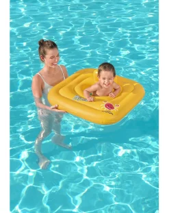 Bestway Secchielli E Giochi Mare-Salvagente Mutandina Quadrato Swim Safe Abc Step A 76X76 Cm -