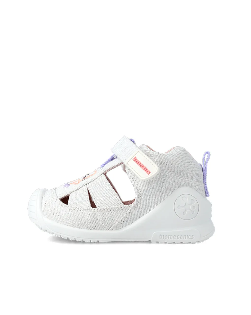 GARVALIN Scarpe-Sandalo Bimba In Tela Biomecanis Bianco