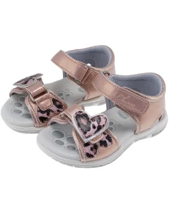 Chicco Scarpe-Sandalo Frisby Rosa Con Cuori Maculati