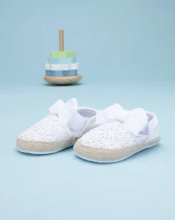 Prenatal Scarpine E Calze-Sandalo Neonata Elegant Bianco