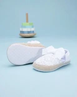 Prenatal Scarpine E Calze-Sandalo Neonata Elegant Bianco