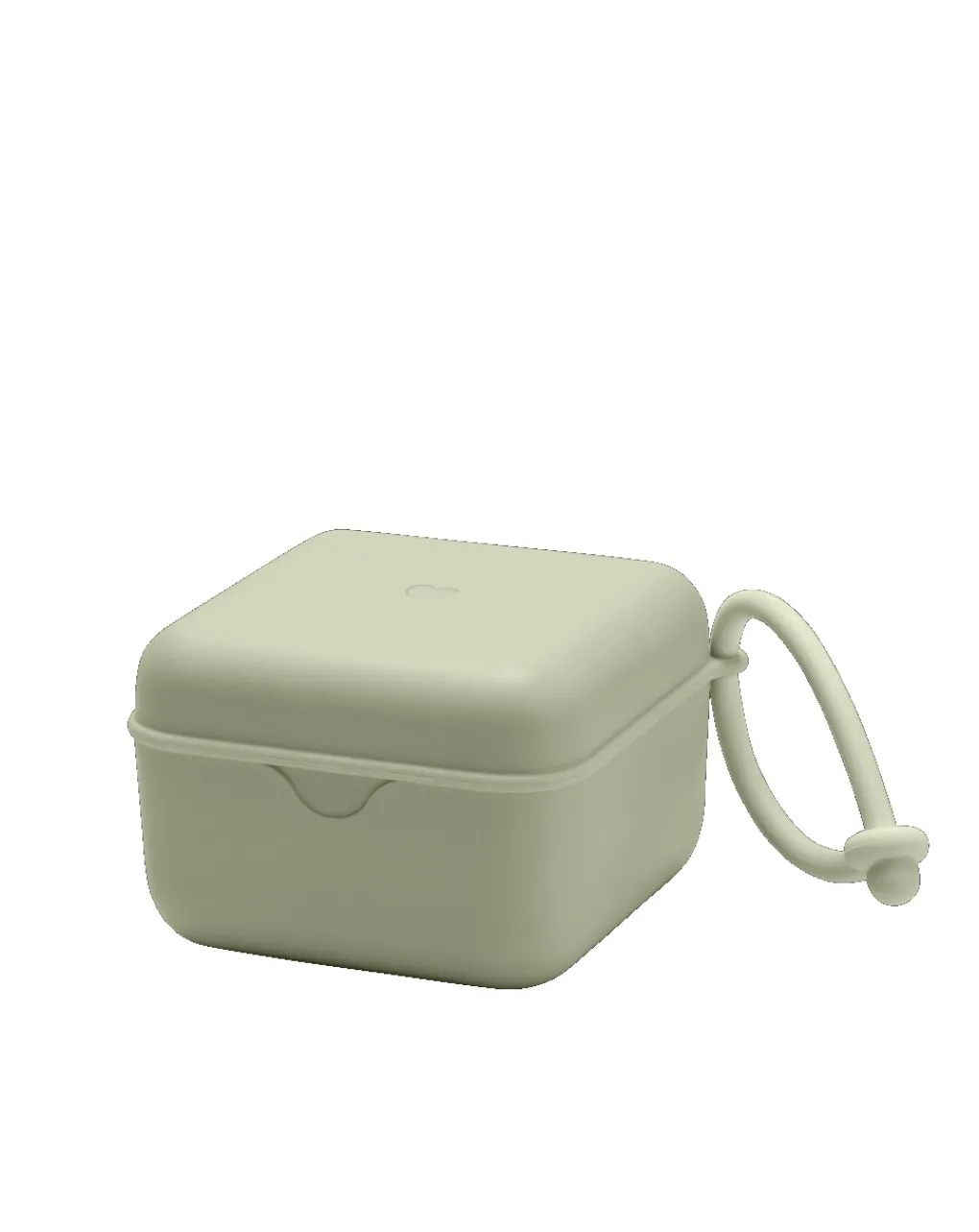 BIBS Portasucchietti E Catenelle-Scatola Porta Ciuccio Salvia -