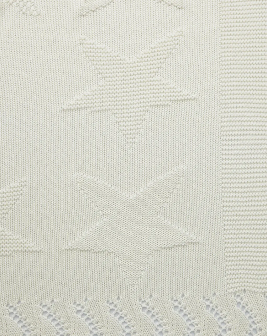 Prenatal Accessori Neonata-Scialle Tricot Di Cotone