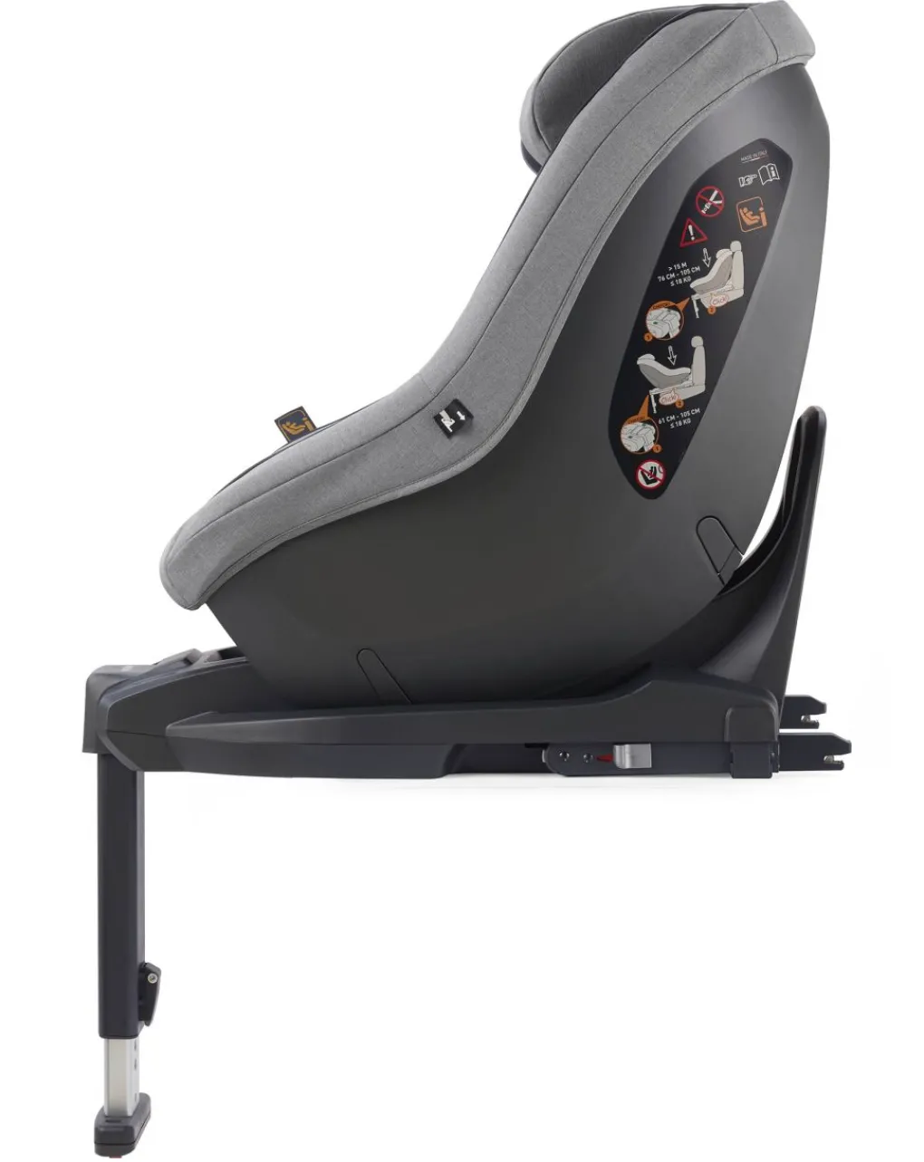 Inglesina Gruppo 18 Kg-Seggiolino Auto Darwin Toddler I-Size Colore Kensington Grey -