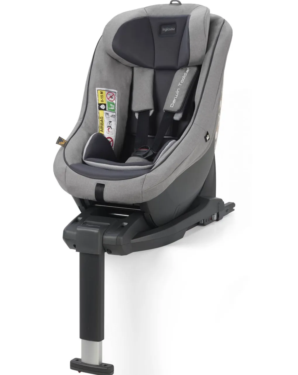 Inglesina Gruppo 18 Kg-Seggiolino Auto Darwin Toddler I-Size Colore Kensington Grey -
