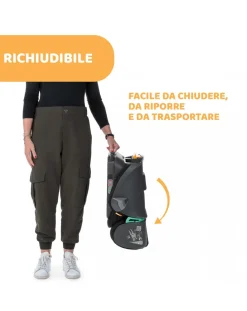 Chicco Gruppo 36 Kg-Seggiolino Auto Fold&Go I-Size Air Black Air -