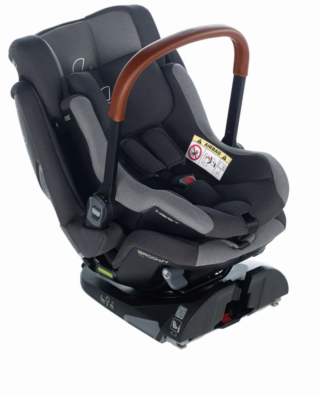 Jane Seggiolini I Size-Seggiolino Auto Groowy + Ovetto Nest Dim Grey -