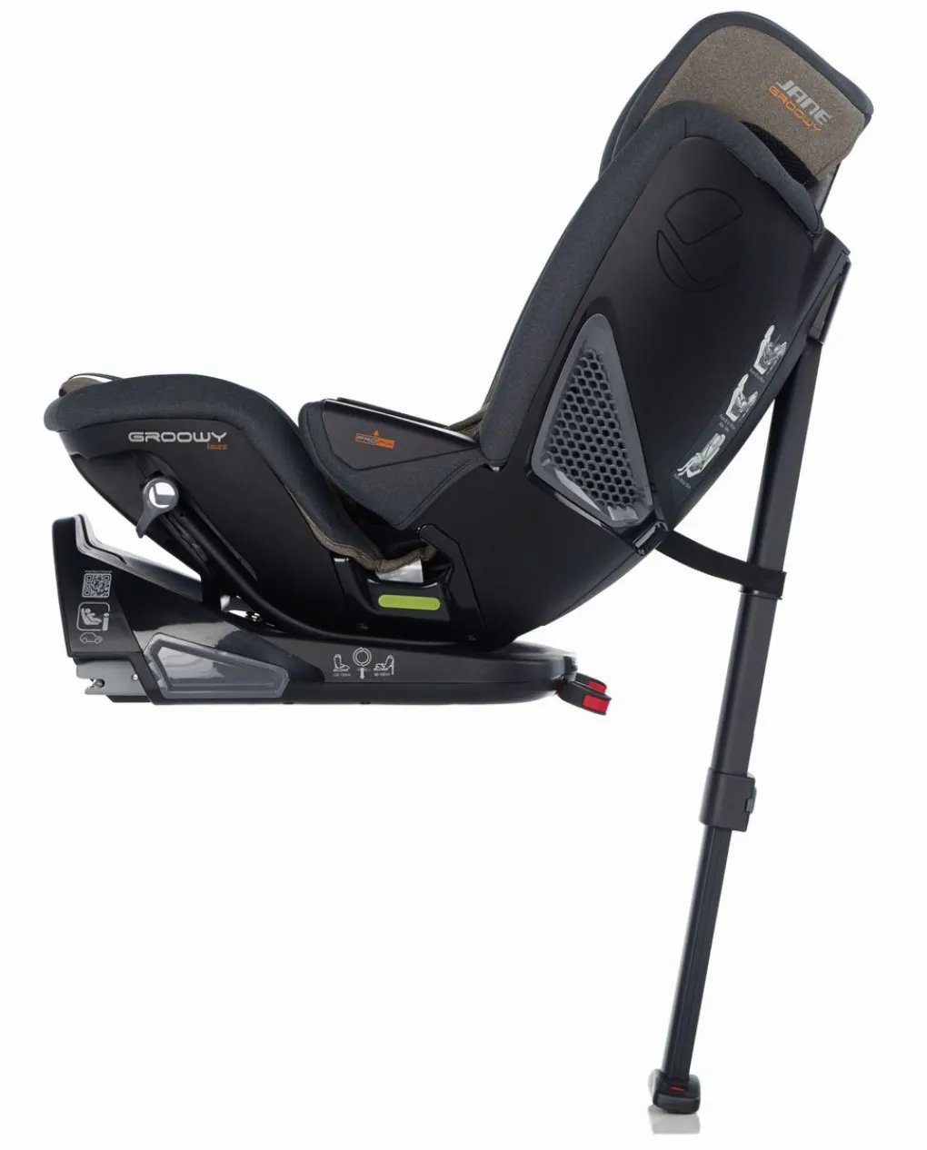 Jane Seggiolini I Size-Seggiolino Auto Groowy + Ovetto Nest Dim Grey -