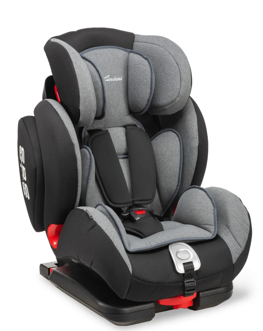 Giordani Gruppo 36 Kg-Seggiolino Auto Helios 123 Isofix Grigio/Nero