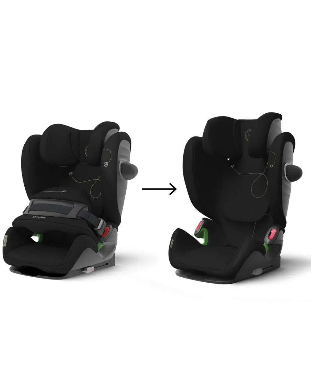 Cybex Gruppo 36 Kg-Seggiolino Auto Pallas G I-Size Moon Black -
