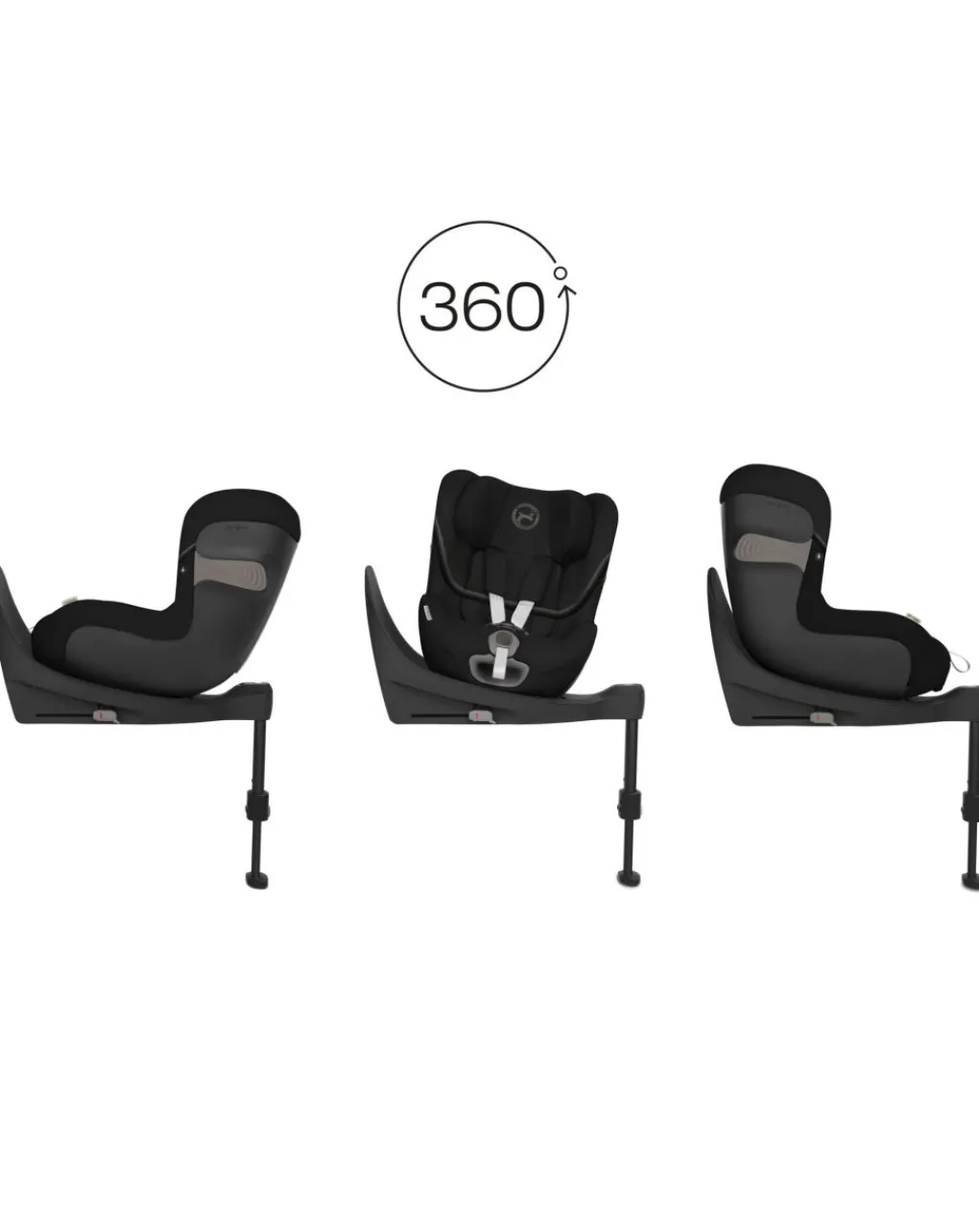 Cybex Seggiolini I Size-Seggiolino Auto Sirona S2 I-Size Moon Black -