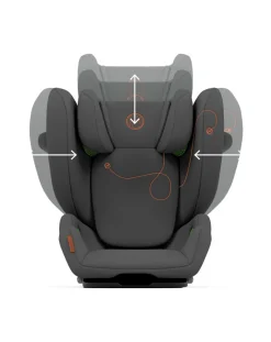 Cybex Seggiolini I Size-Seggiolino Auto Solution G I-Fix Lava Grey -