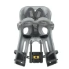 Bellelli Bicicletta E Accessori-Seggiolino Bici Anteriore Freccia B-Fix Silver Luxe