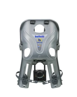 Bellelli Bicicletta E Accessori-Seggiolino Bici Anteriore Freccia B-Fix Silver Luxe