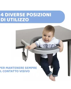 Chicco Seggiolini E Alzasedia-Seggiolino Da Tavolo 360 Stone -