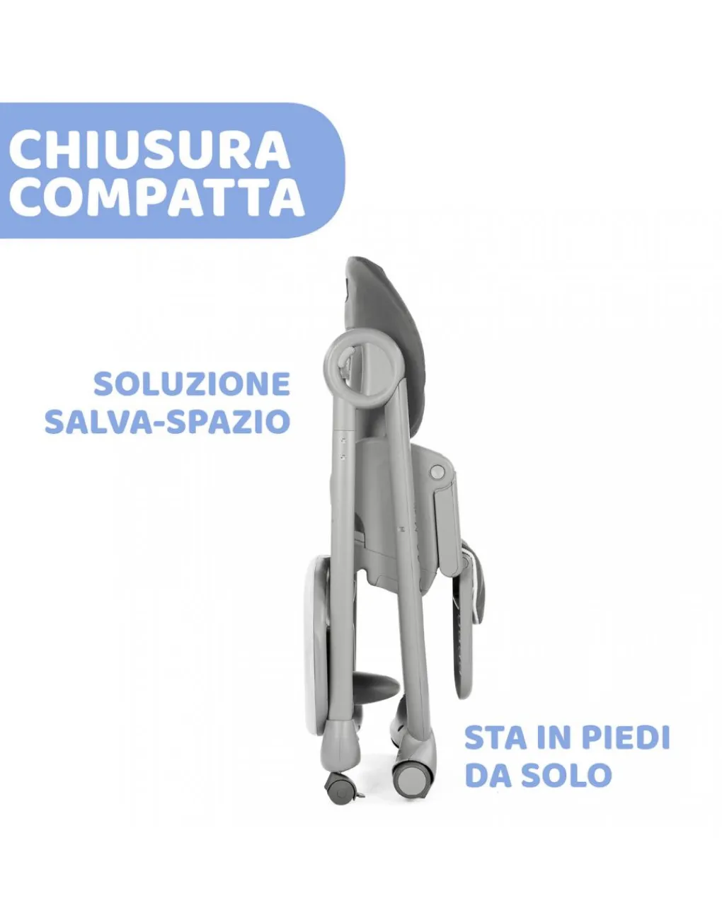 Chicco Seggioloni Pappa-Seggiolone Polly Magic Graphite
