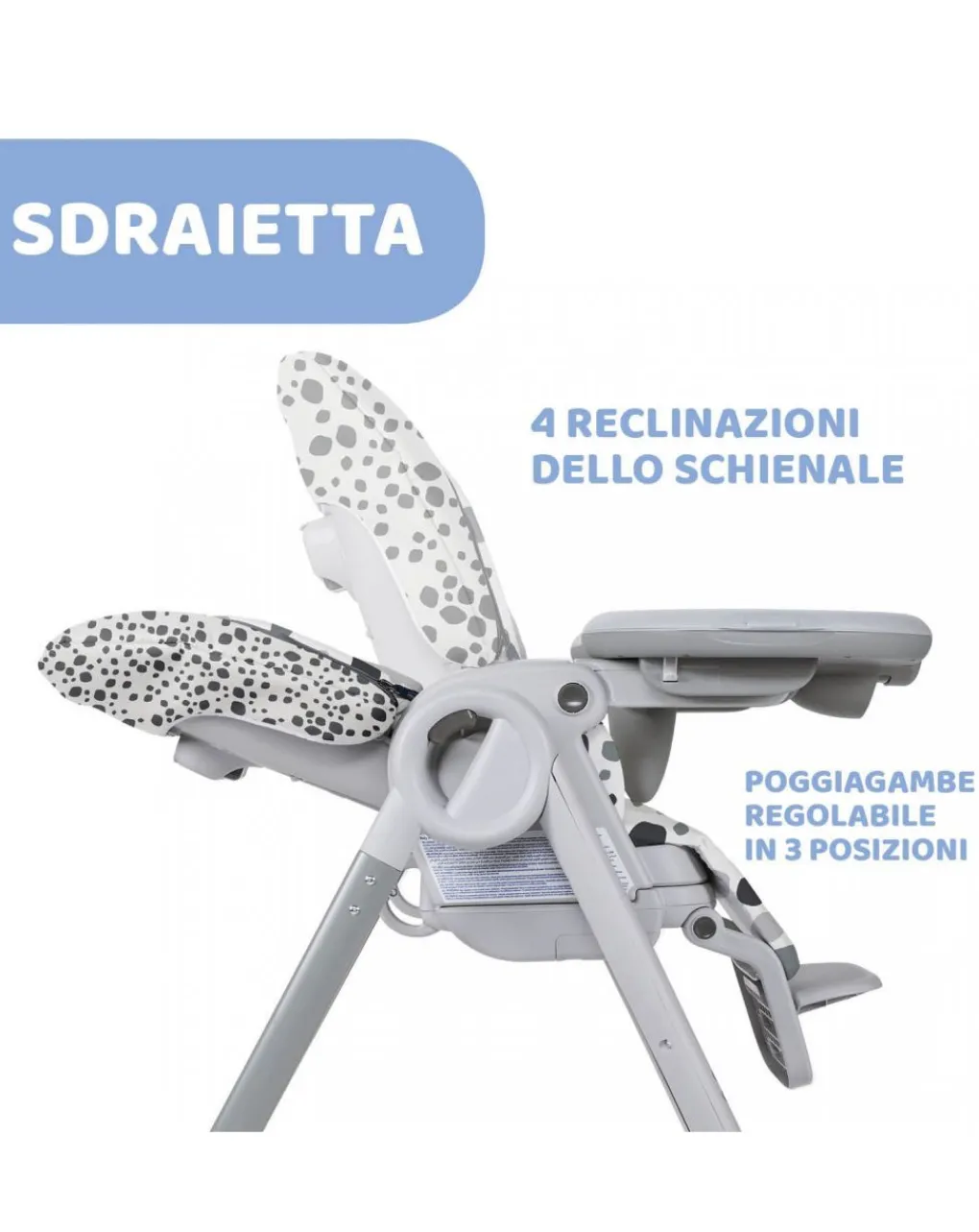 Chicco Seggioloni Pappa-Seggiolone Polly Progres5 Anthracite