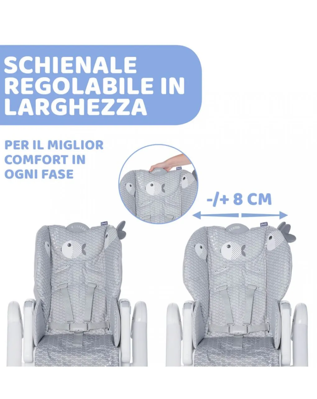 Chicco Seggioloni Pappa-Seggiolone Polly2Start Dots