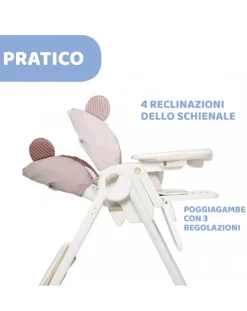 Chicco Seggioloni Pappa-Seggiolone Polly2Start Monkey