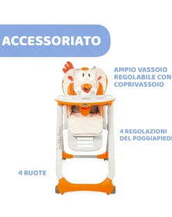 Chicco Seggioloni Pappa-Seggiolone Polly2Start Fancy Chicken