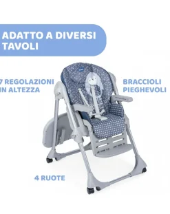 Chicco Seggioloni Pappa-Seggiolone Polly Easy Pinguin