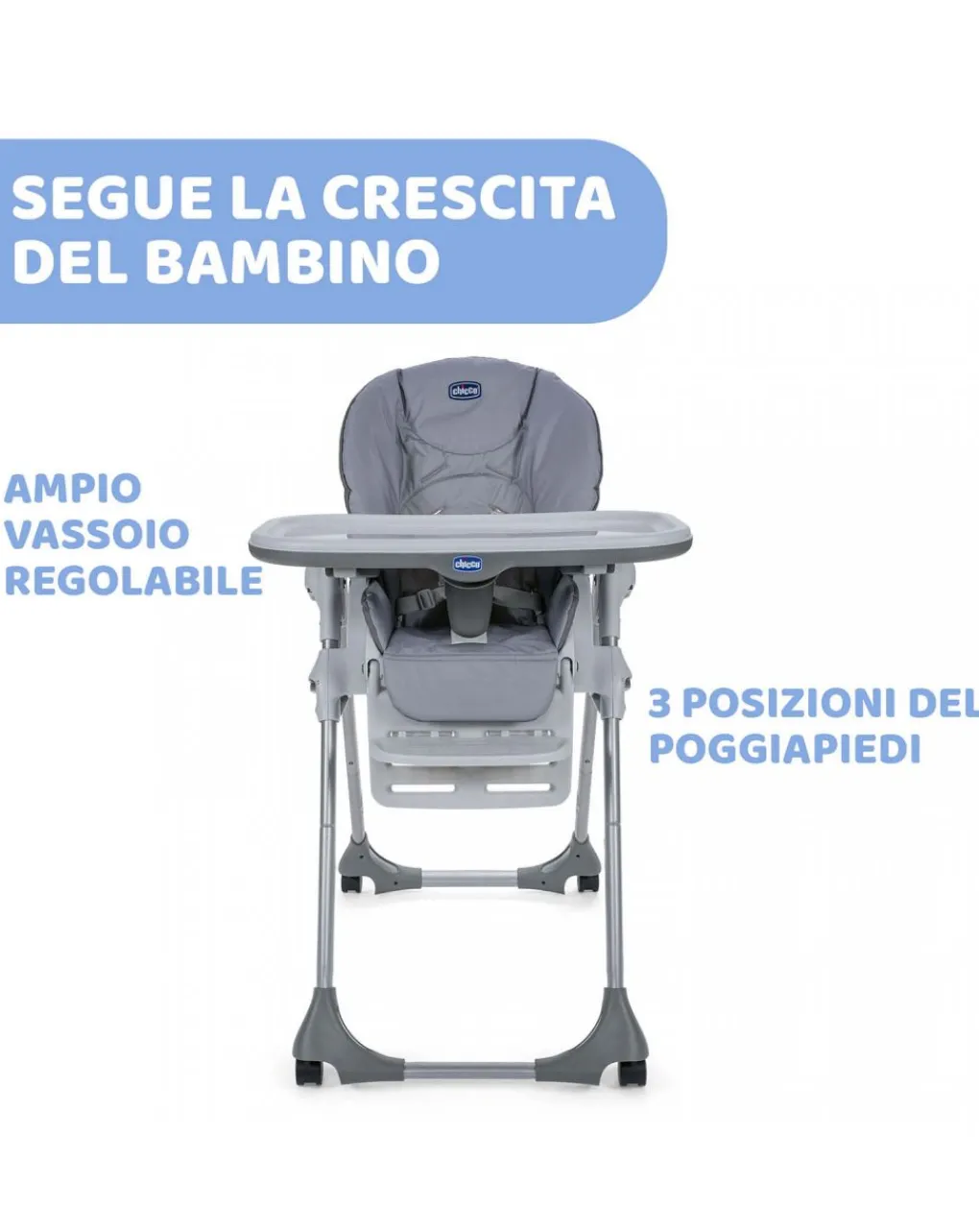 Chicco Seggioloni Pappa-Seggiolone Polly Easy Nature