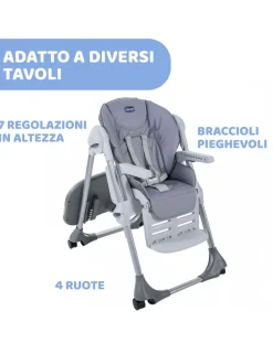 Chicco Seggioloni Pappa-Seggiolone Polly Easy Nature