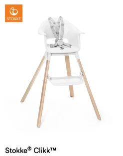 Stokke Seggioloni Pappa-Seggiolone ? Clikk? - White
