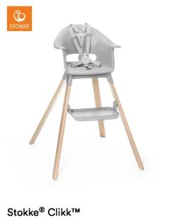 Stokke Seggioloni Pappa-Seggiolone ? Clikk? - Cloud Grey