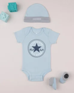 Converse Accessori Neonato-Set 3 Pezzi Neonato Cappellino + Body + Scarpe