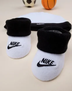 Nike Abiti Completi E Tutine-Set 3 Pezzi Cappellino + Body + Scarpe Bianco E Nero