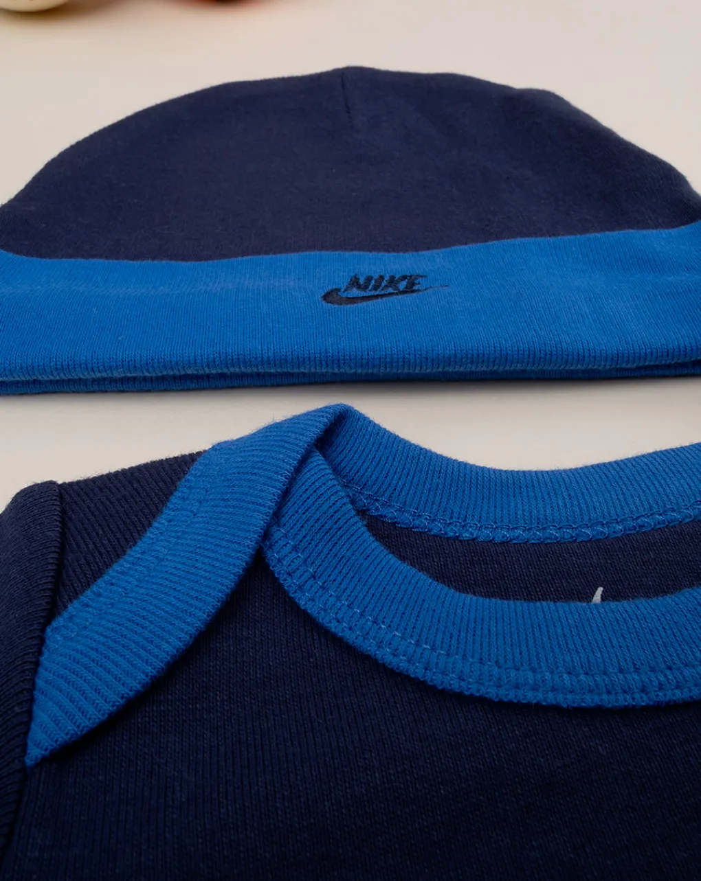 Nike Abiti Completi E Tutine-Set 3 Pezzi Neonato Cappellino + Body + Scarpe Blu