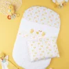 Prenatal Lenzuola E Trapunte-Set 3 Pezzi "Paperelle” Oeko-Tex