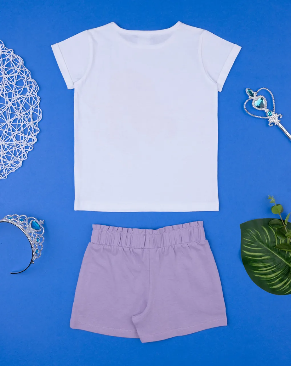 Prenatal Vestiti E Completi-Set Bambina T-Shirt + Shorts "Sirenetta”