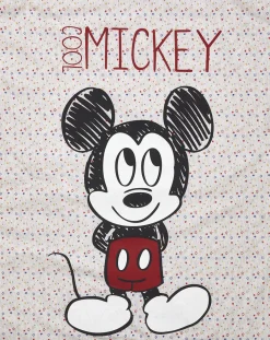 Prenatal Lenzuola E Trapunte-Set Letto 4 Pezzi In Cotone Stampa Mickey Mouse