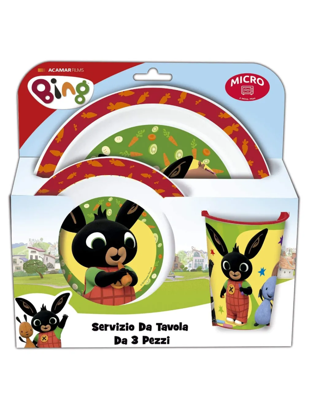 Oled Piatti E Posate-Set Pappa 3 Pezzi Bing